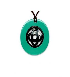 Horn Lacquer Pendant 5793