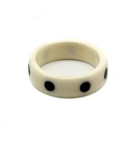 Buffalo Bone Scarf Ring 9062