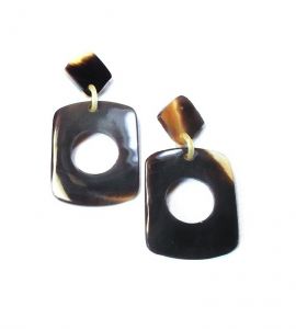 Buffalo Horn Earrings 2861