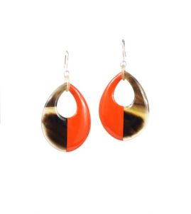 Horn Lacquer Earrings 2842