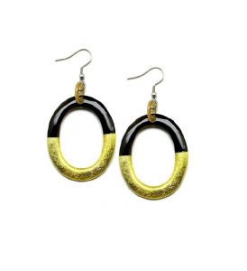 Horn Lacquer Earrings 2845