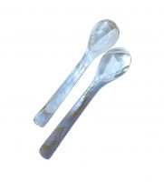 Natural Sea Shell Caviar Spoon Handmade 