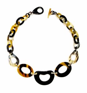 Handcrafted Cow Horn Necklace for Women