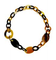 Boho Cow Horn Necklace Handmade