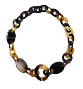 Cow Horn Necklace Gift for Her