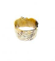 Handmade Boho Cow Horn Bangle Bracelet