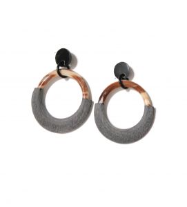 Handcrafted Cow Horn Earrings Gift for Her