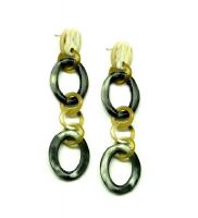 Handcrafted Cow Horn Earrings