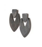 Cow Horn Earrings Handcrafted Jewelry Organic Statement