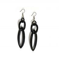 Handmade Boho Horn Earrings Jewelry Gift for Her