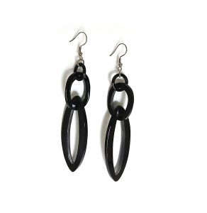 Handmade Boho Horn Earrings Jewelry Gift for Her
