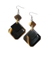 Handcrafted Cow Horn Earrings Gift for Her