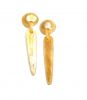 handmade-cow-horn-earrings-for-women - ảnh nhỏ  1