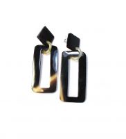 Artisan Handmade Cow Horn Earrings