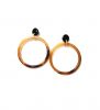 handmade-cow-horn-earrings-for-women - ảnh nhỏ  1
