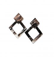 Handcrafted Cow Horn Earrings Gift for Her
