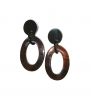 handmade-boho-horn-earrings-jewelry-gift-for-her - ảnh nhỏ  1