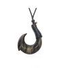 handcrafted-natural-buffalo-horn-pendant-necklace - ảnh nhỏ  1