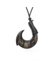 Handcrafted Natural Buffalo Horn Pendant Necklace