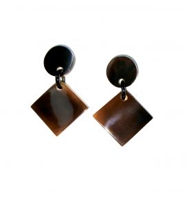 Lightweight Handmade Minimalist Horn Earrings