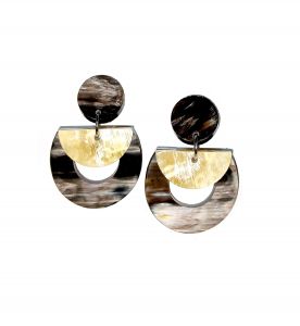 Handmade Buffalo Horn Earrings Jewellery Gift