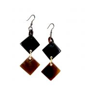 Lightweight Sustainable Natural Horn Earrings