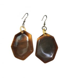 Natural Buffalo Horn Earrings for Women
