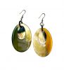 lightweight-handmade-cow-horn-earrings-gifts - ảnh nhỏ  1