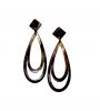 natural-cow-horn-earrings-handmade-jewelry-gift - ảnh nhỏ  1