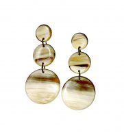Handmade Boho Horn Earrings Jewelry Gift for Her