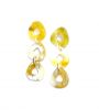 cow-horn-earrings-handmade-lightweight-natural - ảnh nhỏ  1