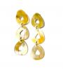 cow-horn-earrings-handmade-lightweight-natural - ảnh nhỏ 2
