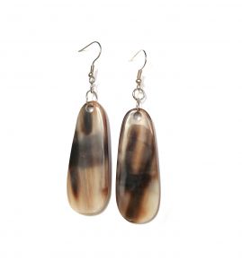 Lightweight Handmade Cow Horn Earrings Gifts