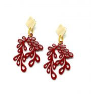 Horn Lacquer Earrings 2856